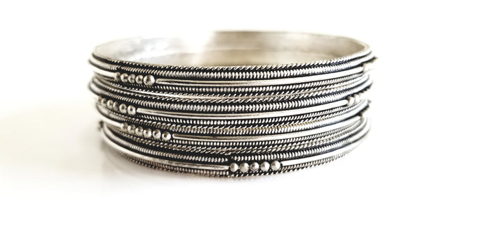moroccan metal bangles artisan jewelry bracelets african bangle