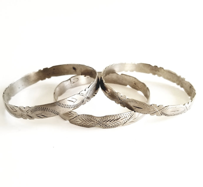 moroccan bracelet ethnic jewelry metal bangles engraved metal design  ethnic